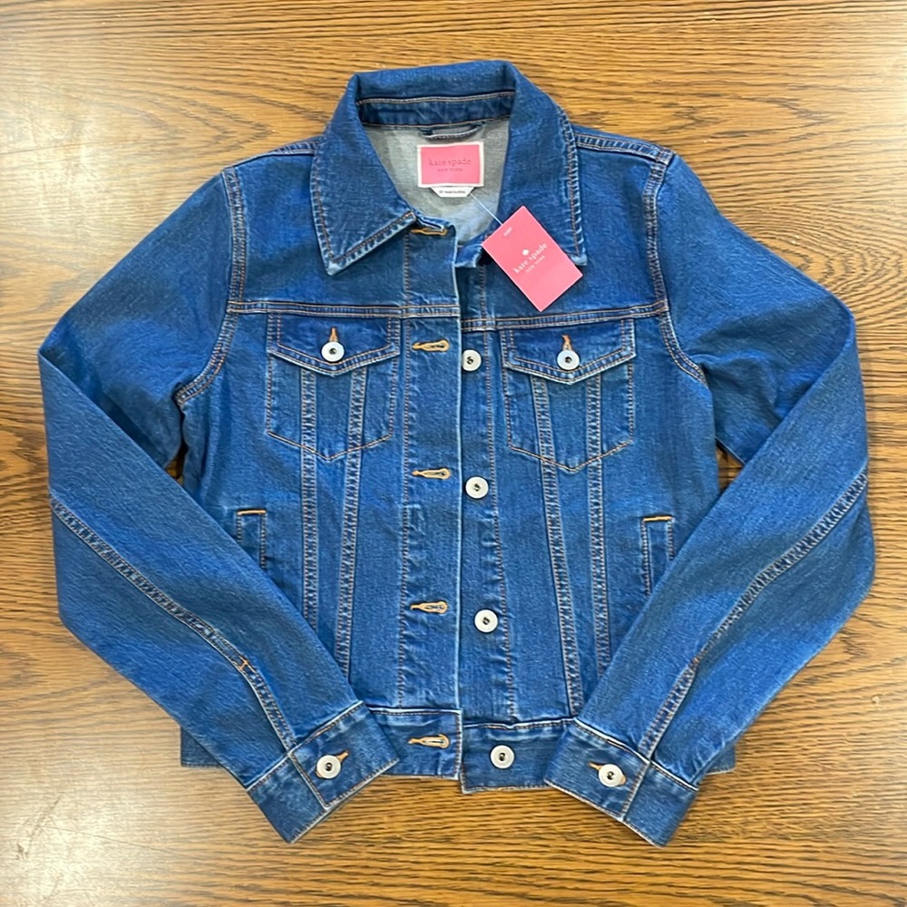 NWT Kate Spade Denim Jacket XS